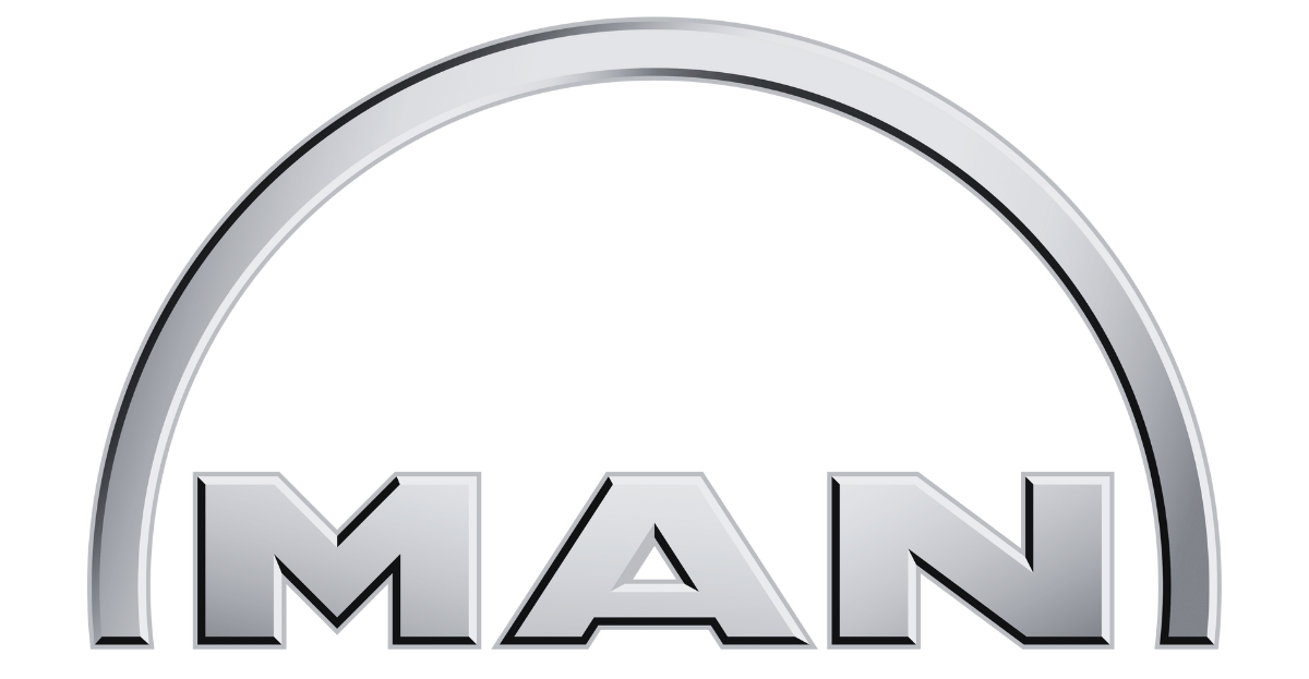 MAN logo grayscale