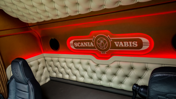 Scania vabis logo Verlicht