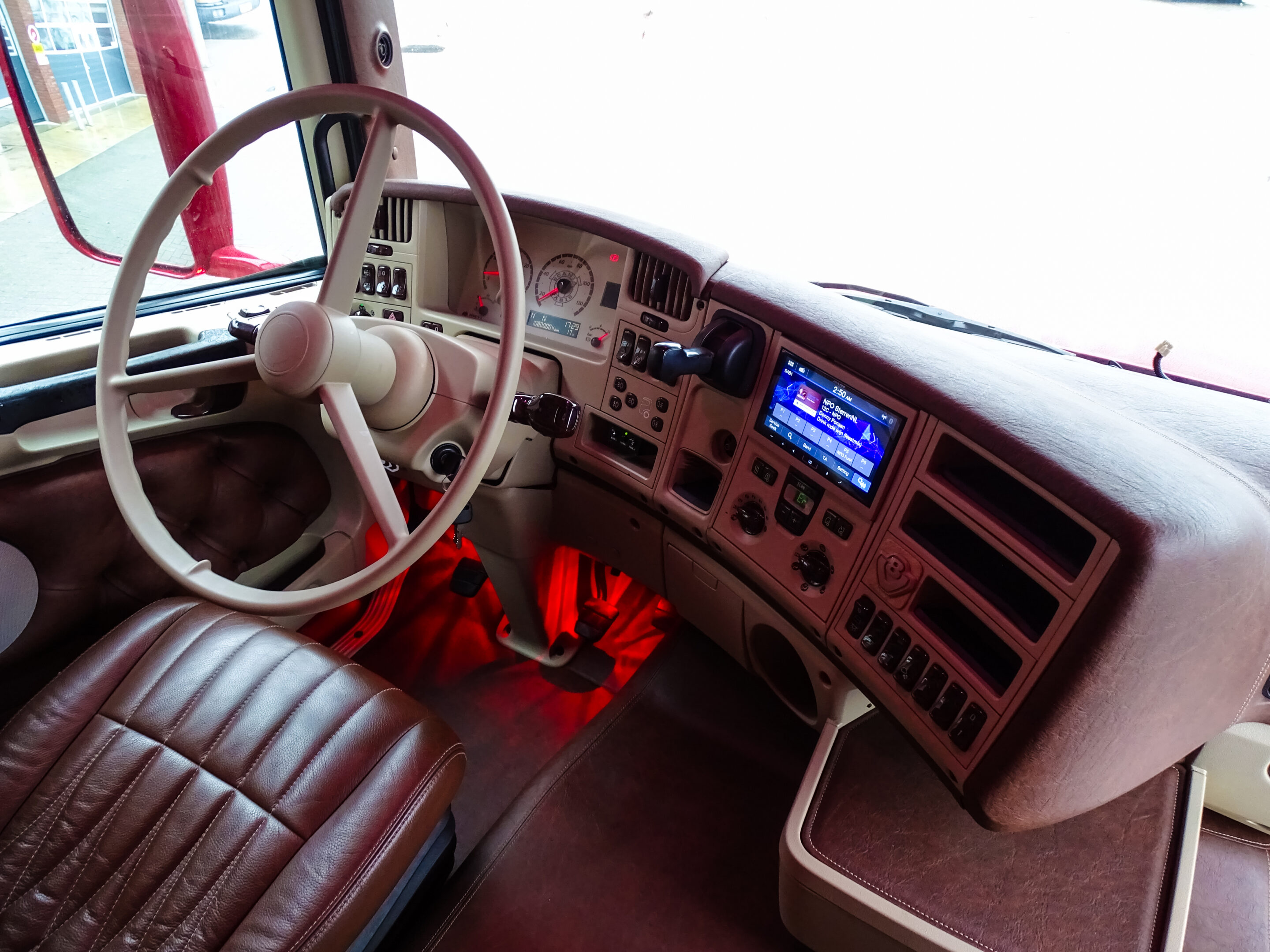 Dashboard Scania T500 met 3 spaakstuur